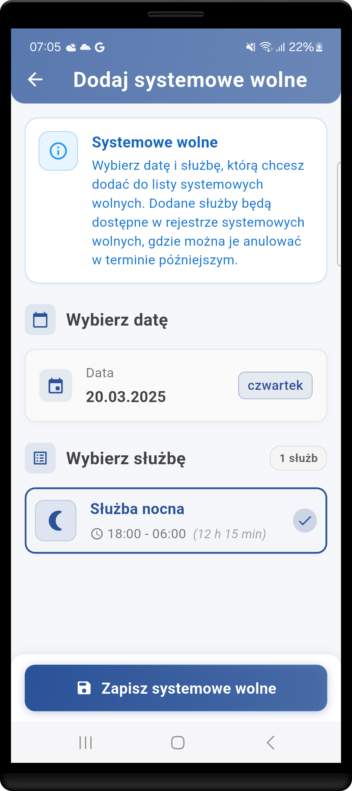 Zarządzanie urlopami